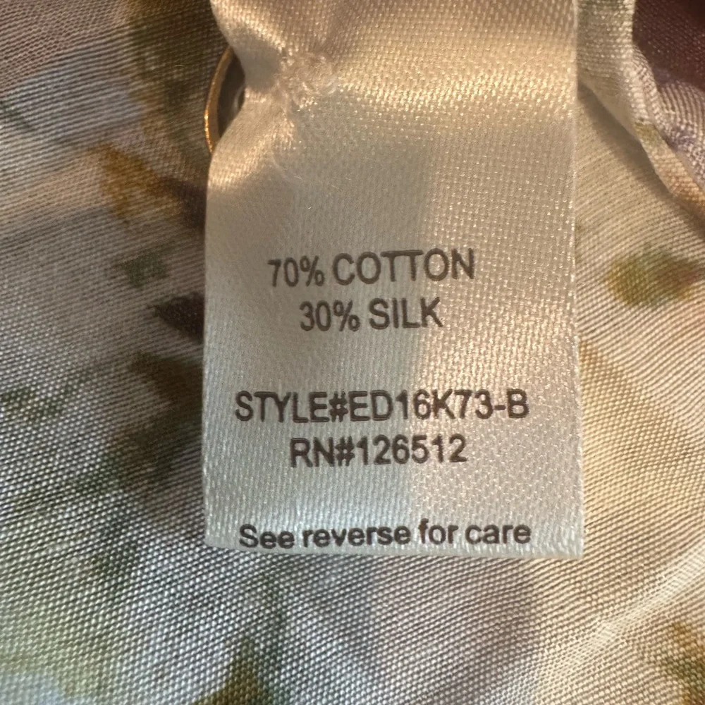 Aratta Floral Button-Up Tunic - Multicolor - Picture 8 of 10